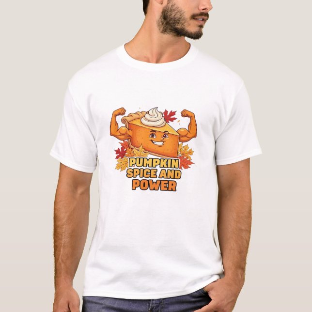 Camiseta Funny Pumpkin Pie Thanksgiving Oversized T-Shirt.p (Anverso)