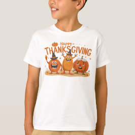 Camiseta Funny Pumpkins del Día de Acción de Gracias en Per