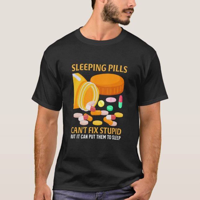 Camiseta Funny Pun Técnico De Farmacia Comercial Local Come (Anverso)