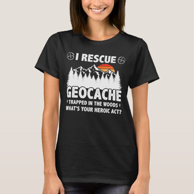 Camiseta Funny Pun Traveller Explorer Lover Geography Geoca (Anverso)
