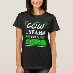 Camiseta Funny Pun Yeah Im Vegan Vegetarian Planta Life