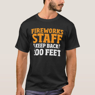 Camiseta Funny Pyrotécnico de fuegos artificiales de equipo