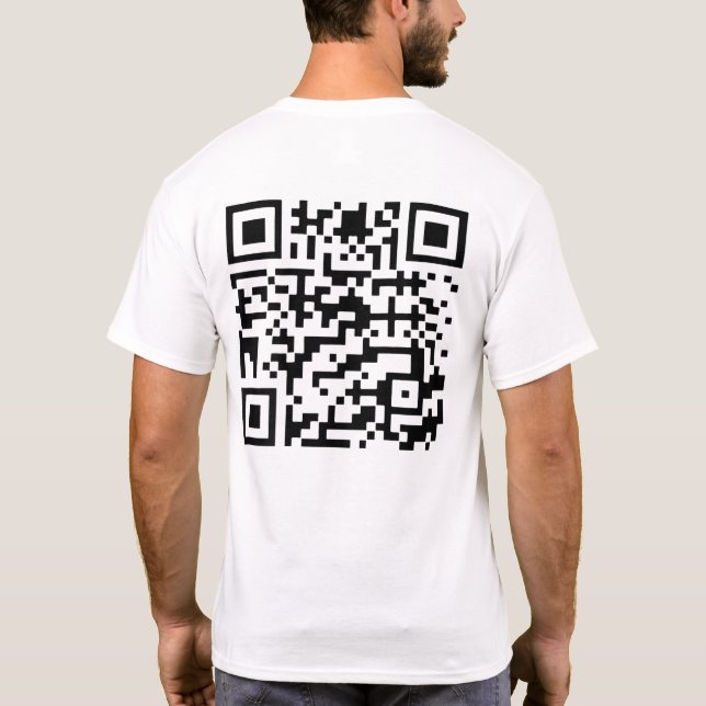 Camiseta Funny QR presidente Trump 45/47 código de baile de (Reverso)