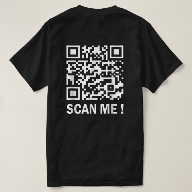 Camiseta Funny QR presidente Trump 45/47 código de baile de (Reverso del diseño)