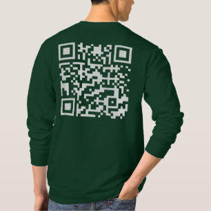 Camiseta Funny QR presidente Trump 45/47 código de baile de