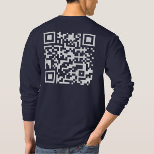 Camiseta Funny QR presidente Trump 45/47 código de baile de