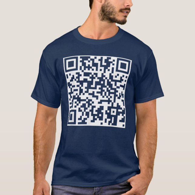 Camiseta Funny QR presidente Trump código de baile (Anverso)