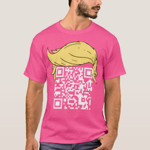 Camiseta Funny Qr presidente Trump código de baile