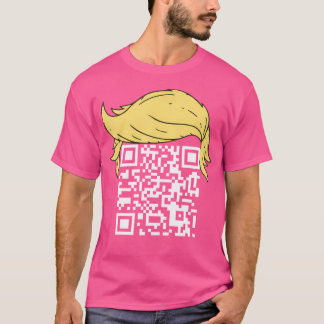 Camiseta Funny Qr presidente Trump código de baile