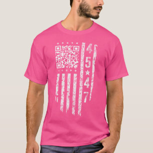 Camiseta Funny Qr presidente Trump código de baile