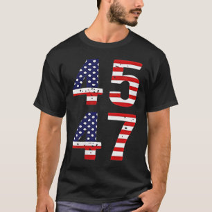 Camiseta Funny Qr presidente Trump código de baile Trump 45