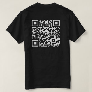 Camiseta Funny QR presidente Trump Código de Danza (atrás)