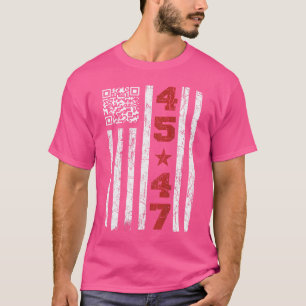 Camiseta Funny Qr presidente Trump Código de Danza Trump 45