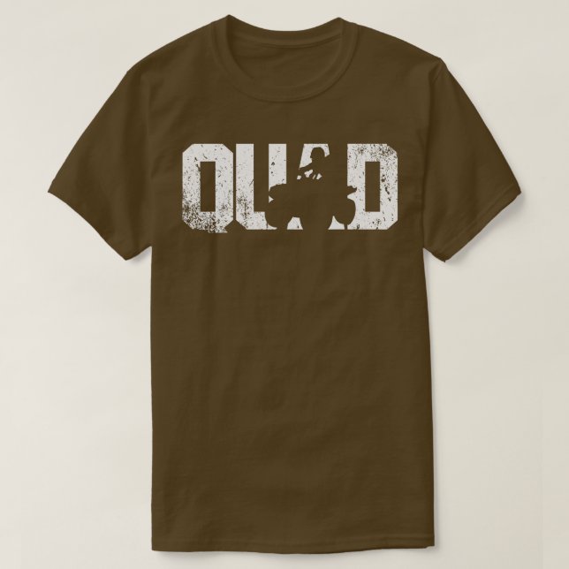 Camiseta Funny Quad Retro Quad Riding Four Wheeler ATV para (Diseño del anverso)