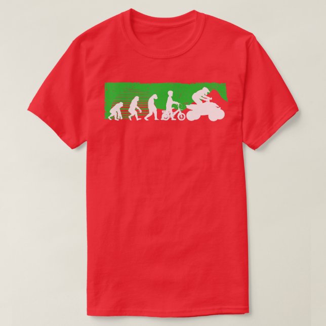 Camiseta Funny Quad Retro Quad Riding Four Wheeler ATV para (Diseño del anverso)