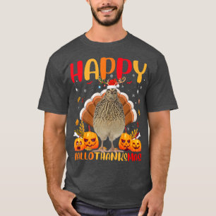 Camiseta Funny Quail Bird Lover Happy Quail HelloThanksMas 