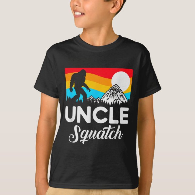 Camiseta Funny Quote Uncle Bigfoot Squatch  (Anverso)