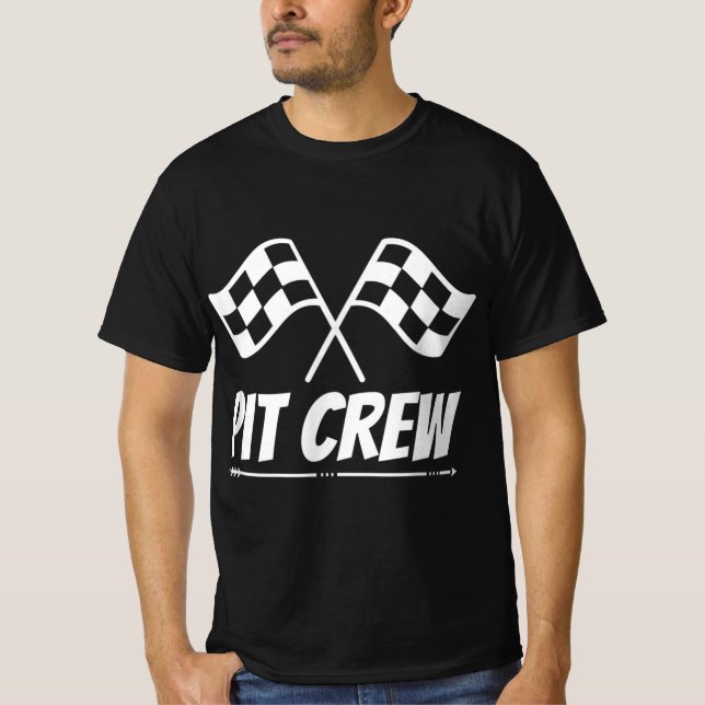 Camiseta Funny Race Track Pit Crew Carreras Mechanic Car Pa (Anverso)