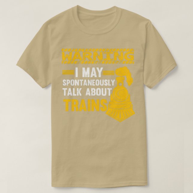Camiseta Funny Railfan Quote Trainspotter Train Lover Railw (Diseño del anverso)