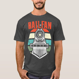 Camiseta Funny Railway para Railfan Premium