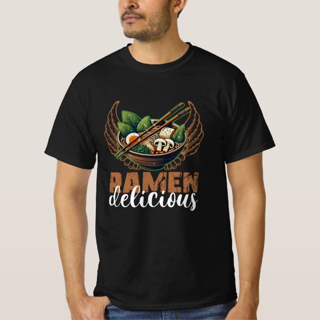 Camiseta funny ramen delicious design for lovers (Anverso)