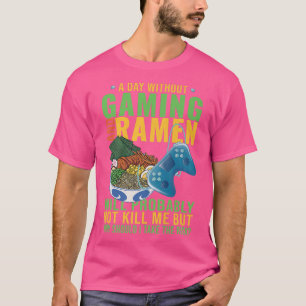 Camiseta Funny Ramen Gamer Gaming Ramen Bowl