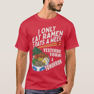 Camiseta Funny Ramen Lover Anime diciendo fideos japoneses