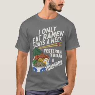Camiseta Funny Ramen Lover Anime diciendo fideos japoneses