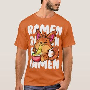 Camiseta Funny ramen noodles el gato principal de ramen kaw