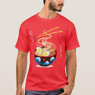 Camiseta Funny Ramen Pajama Ramen Noodles Pjs Funny Anime 3