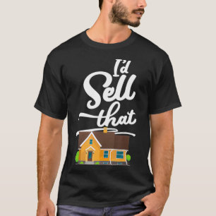 Camiseta Funny Real Estate Agent Realtor Id Vender Eso _1