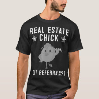 Camiseta Funny Real Estate Chick Gift Realtor Agent Women