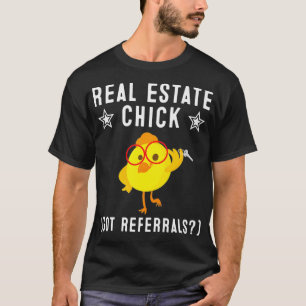 Camiseta Funny Real Estate Chick Gift Realtor Agent Women