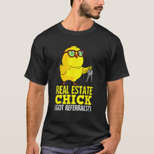 Camiseta Funny Real Estate Chick Gift Realtor Agent Women H