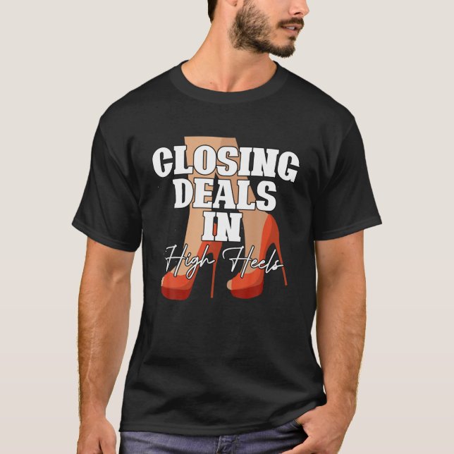 Camiseta Funny Realtor Agente Inmobiliario Casa Diversión L (Anverso)