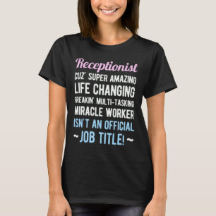 Camiseta Funny Recepcionista