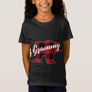 Camiseta Funny Red Plaid Buffalo Bear Appartal, Grammy Dive