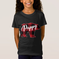 Funny Red Plaid Buffalo Bear Appartal, Pappy Pajam