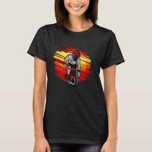 Camiseta Funny red Unicycle