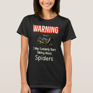 Camiseta Funny Regal Jumping Spider Spooder mamá papá Arach