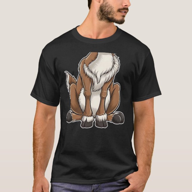 Camiseta Funny Reindeer Adult Kids Men Women Brown Deer Cos (Anverso)