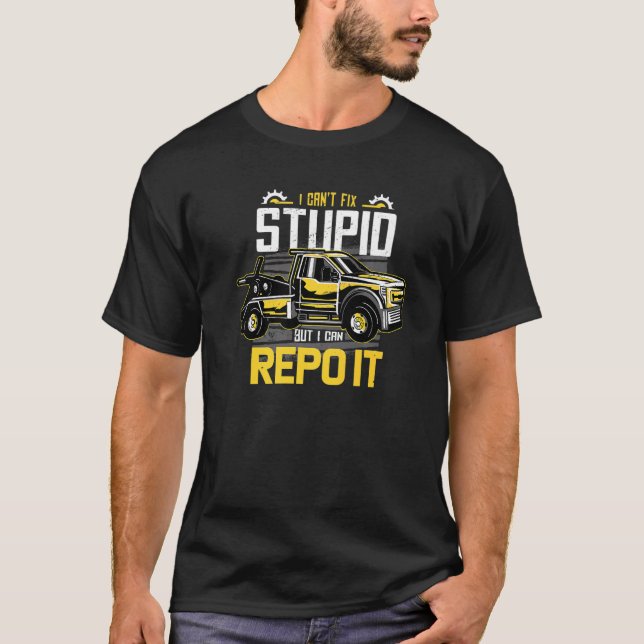 Camiseta Funny Repo Repossession Recovery Agent Premium (Anverso)