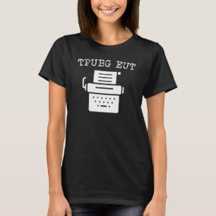 Camiseta Funny reportero judicial Stenograhy Machine Design
