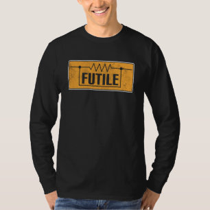 Camiseta Funny Resistance Futile Electrician