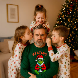 Camiseta Funny Resting Grinch face Personalized Christmas