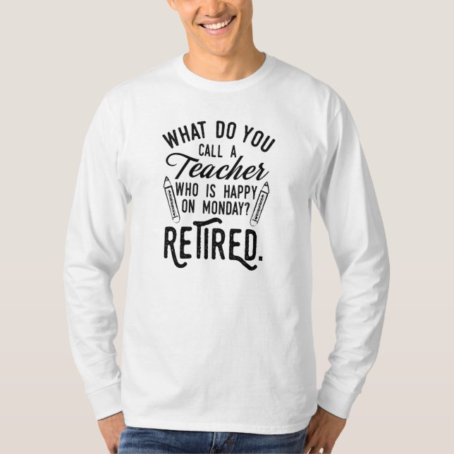 Camiseta Funny Retirada Directora de la Escuela (Anverso)