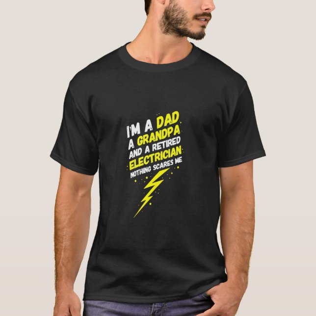Camiseta Funny Retirada Electrista Cita Divertida Electrist (Anverso)