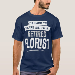 Camiseta Funny Retirada florista diseño para hombres y muje