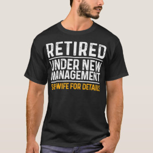 Camiseta Funny Retirement Design Hombres Papá Retirando Fie