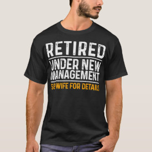 Camiseta Funny Retirement Design Hombres Papá Retirando Fie